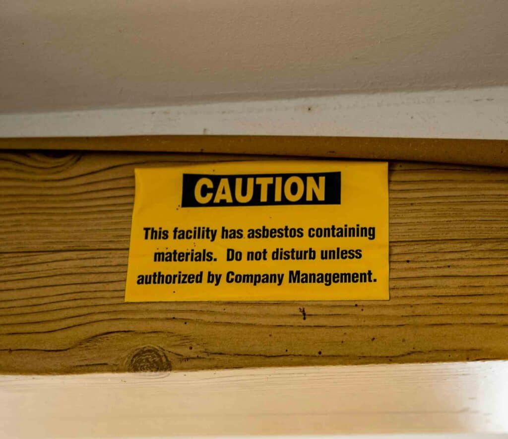 asbestos-sign