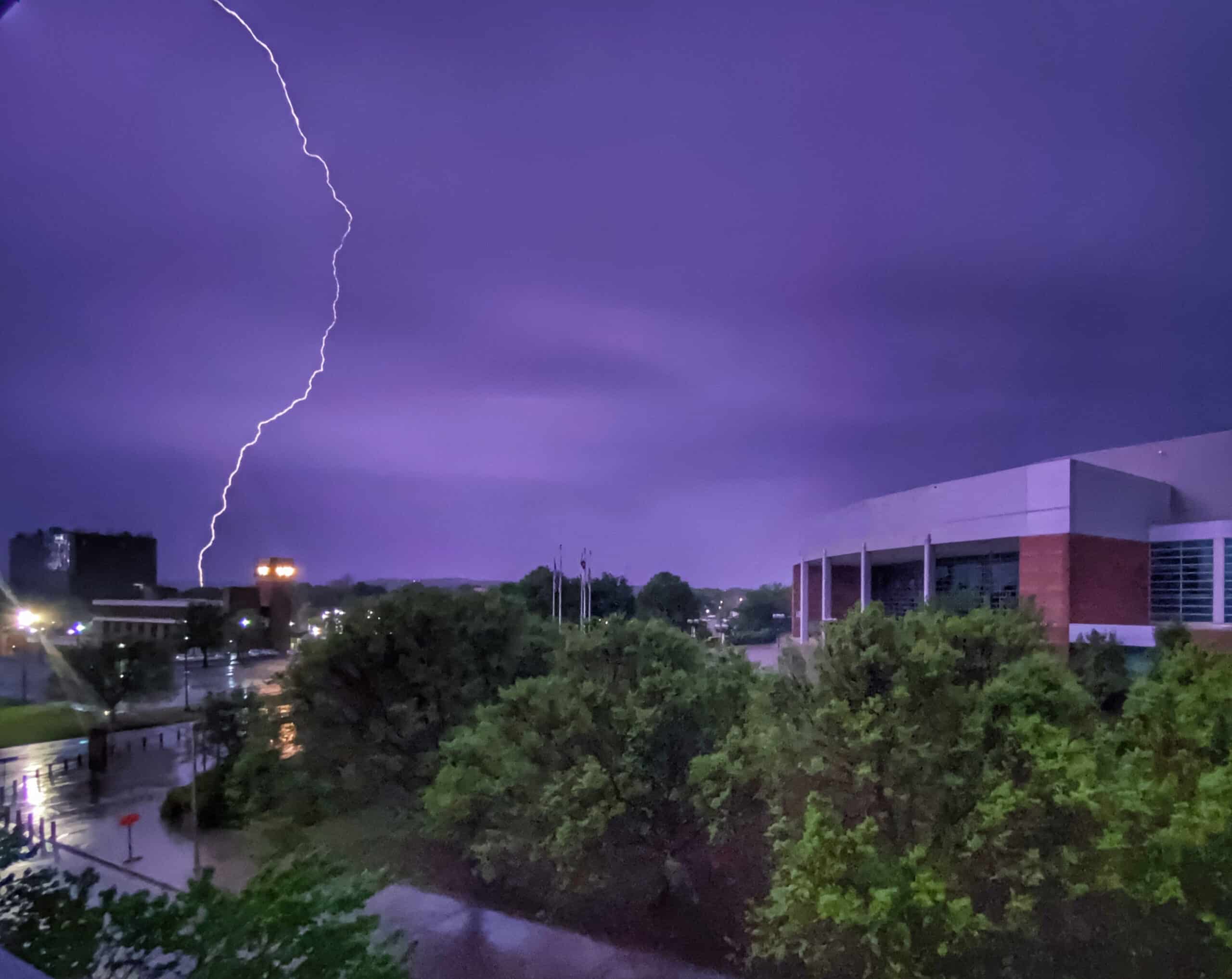 storm in little rock